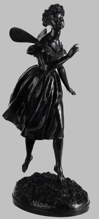 Jean-Auguste Barre, Maria Taglioni in La Sylphide 1837 Bronze, height 45 cm Private collection