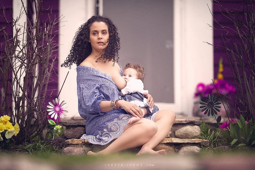 mashable:  This “Breastfeeding Goddesses” photo series shows the natural beauty
