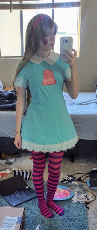 SUPER LAST MINUTE WIP Star Butterfly cosplay for LA Comiccon next weekend :) (still working on the s