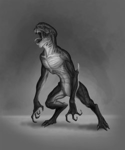 An Evil Creature By Baklaher 