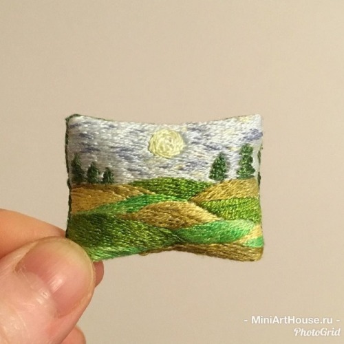 Miniature Embroidered Pillows