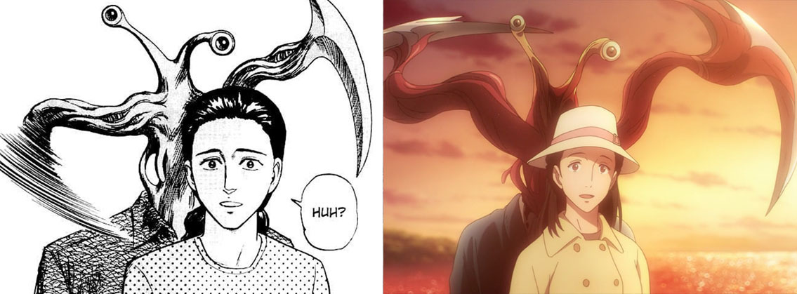 kaeveeoh:  Parasyte Ep. 5 &amp; Manga Comparisons 