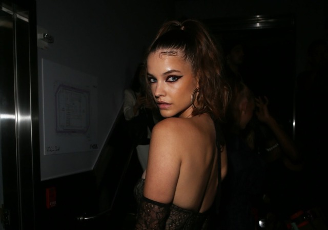 realpalvinbarbara:Barbara Palvin walking the runway for Laquan Smith during New York