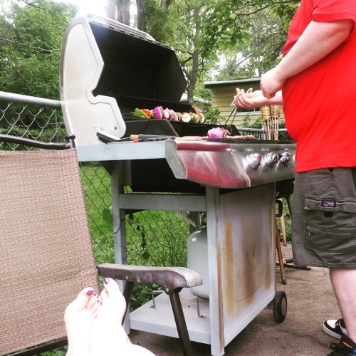 #grillin #veggies #brats #burgs