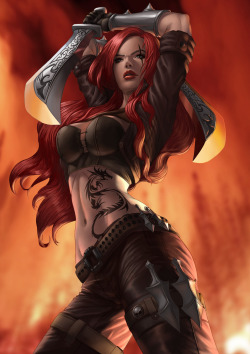 chicheroines:  Katarina Du Couteau, the Sinister