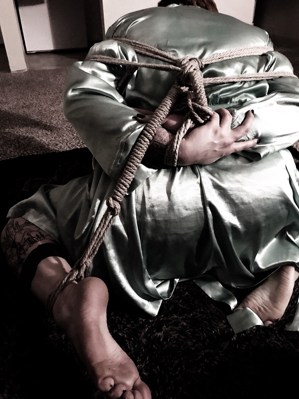 waytoomuchinformation:  Bind me.   Rope and photos by @jamesadd1ct1on  Model and