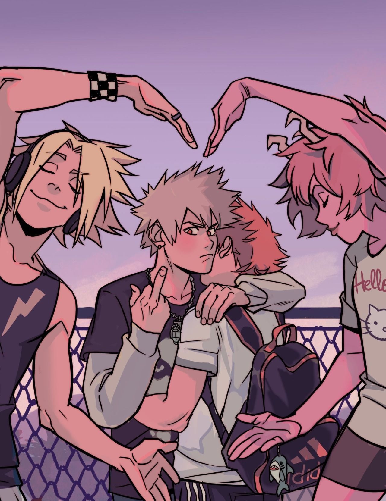 Kirishima x Bakugou on Tumblr