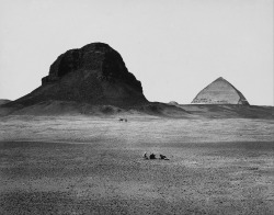 deathandmysticism:  Francis Frith, Bent Pyramid of Sneferu, 1857 