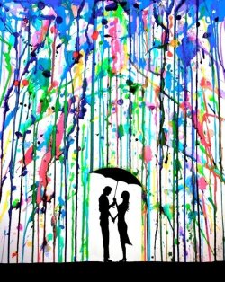 diario-de-un-peaton:  Lluvia de colores ♥