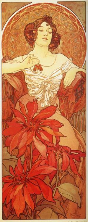 artist-mucha:  Ruby, Alphonse Mucha