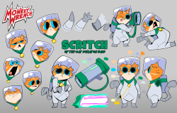 monkey-wrench-zeurel:Monkey Wrench Ep 1 reference sheets!