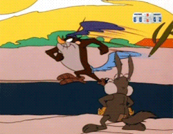 chineseshell:  Remember when Taz cosplayed as the other Looney Tunes? 