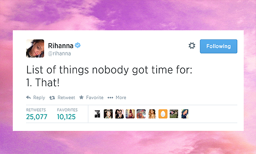 9teenyr-deactivated20140903:  @rihanna: :) 