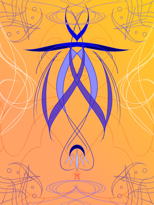 A sigil for Victini, the pokemon of Victory