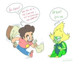 heavenseveneleven:  Earth’s limb enhancers suck.I do this to make myself laugh and as an excuse to draw Amethyst making ridiculous faces more of my su stuff 