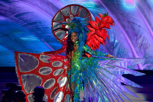 black–lamb:coolthingoftheday:TOP TEN MISS UNIVERSE NATIONAL COSTUMES FROM 20151. Miss Trinidad