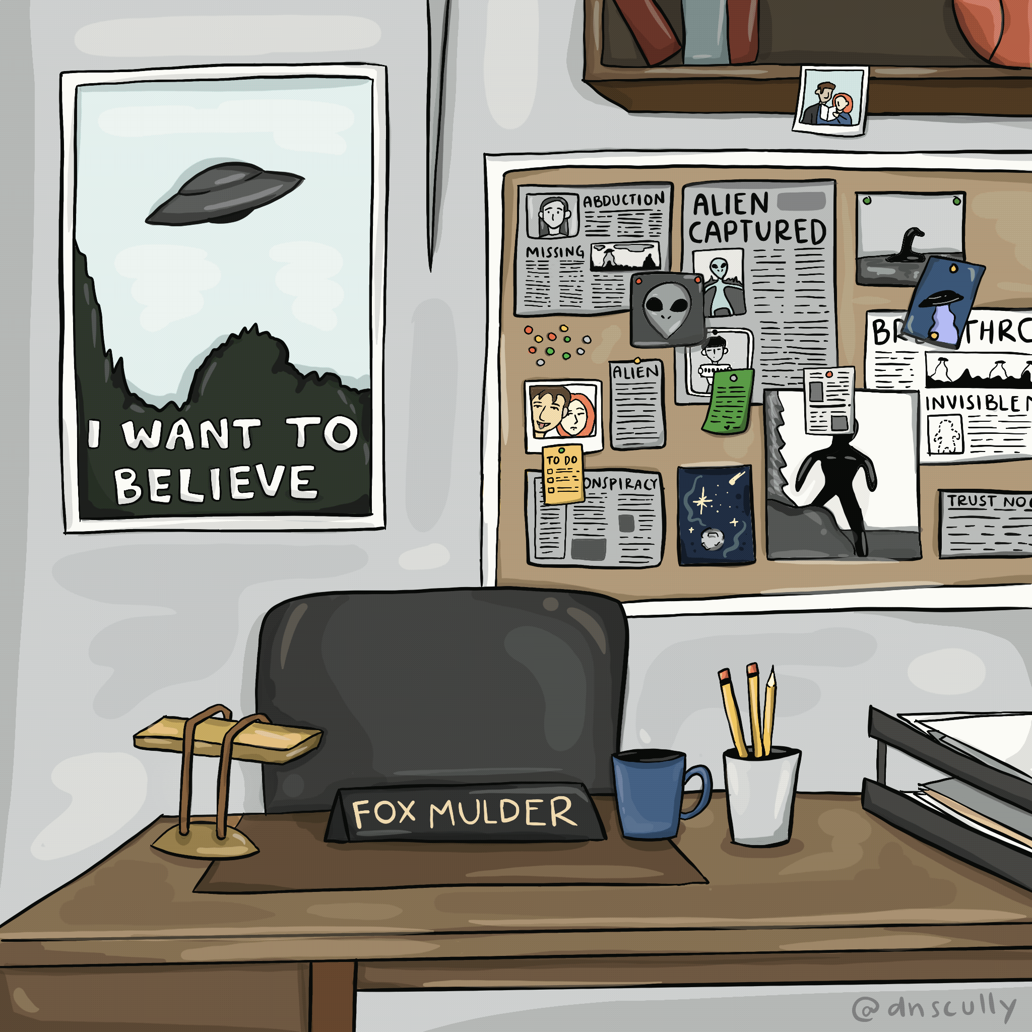 dnscully:nobody down here but the fbi’s most unwanted 👽(this animation took way too long but here it is)(click the gif for higher quality)