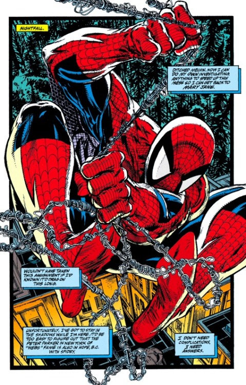 rockofeternity:Spider-ManStory & Art by Todd McFarlaneColors by Gregory Wright