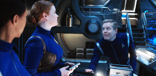 spaceboos:Lieutenant Stamets’ ability to pilot the ship’s spore drive has given him acce