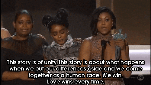 black-to-the-bones:  Taraji P.Henson gave a heartwarming speech   after SAG Award