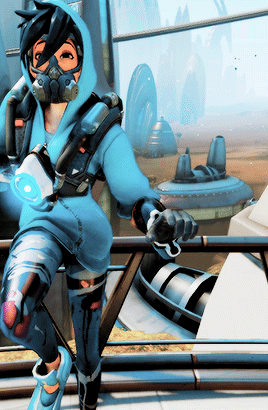 risettes:   Emoting out in Numbani.