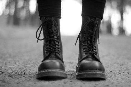 Apparently I’m a #docmartins kinda girl. #newbabies #secondhand #perfection #greyscale #black 