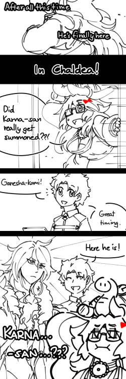 [What if?] Rider Karna arrives before Lancer KarnaMore comics below cuz it’s looong!