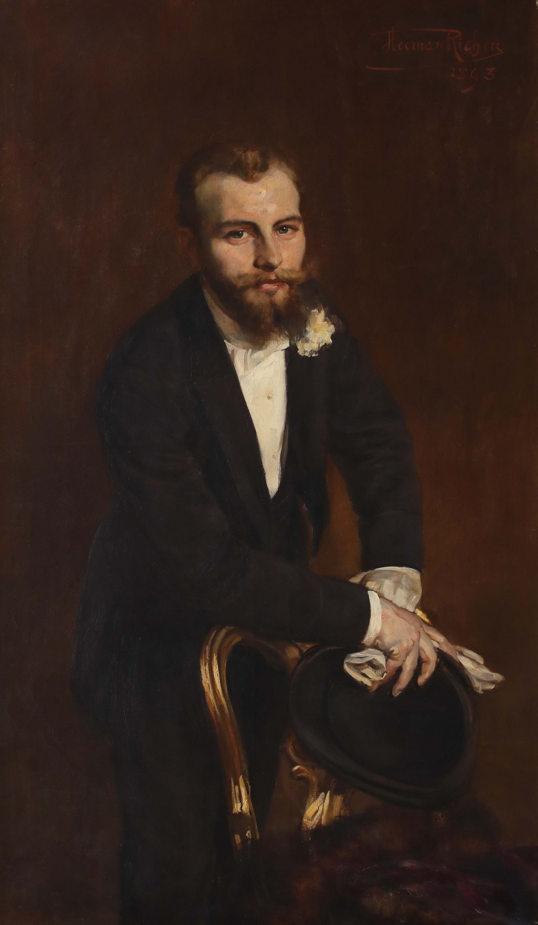   Herman Jean Joseph Richir [Belgian, 1866-1942], ‘Portrait du frère de l’artiste’