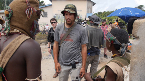 Cary Joji Fukunaga while filming Beasts of No Nation (2015)