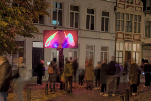 `My music is lifeles by Zeynab Biglari Pour. Part of the the light festival of Ghent, November 2021