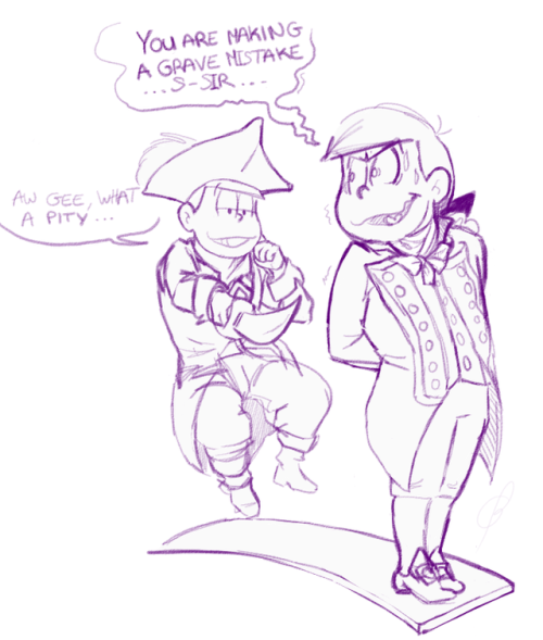 amglad: Commander Choromatsu: Our captain was captured by pirates. We thought he was done for but he