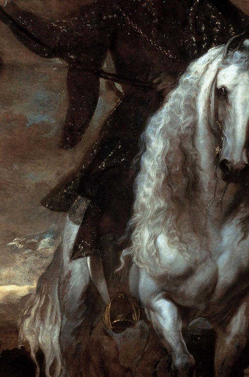 templeofapelles:Detail Anton Giulio Brignole-Sale on Horseback, 1627 Anthony van Dyck