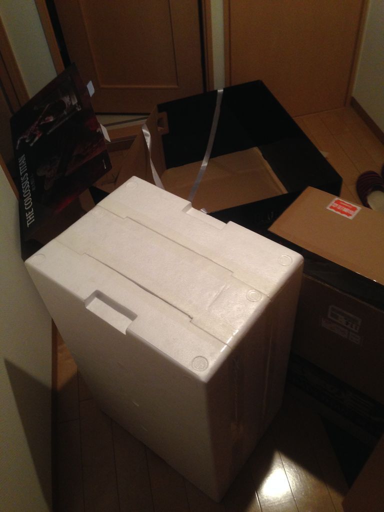 Isayama blogged that he received his own Colossal Titan, via the Ultimate Modeling