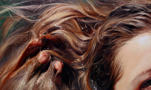 artchipel:  Alyssa Monks | on Tumblr - Bait. Oil on linen, 58x86 (2010) [Curator’s Monday with artforadults]