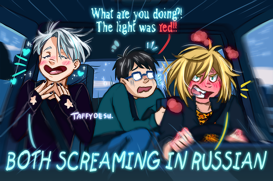 taffydesu: Starring Yurio as Repressed Nerd, Viktor as Ultimate Wingman, Yuuri as