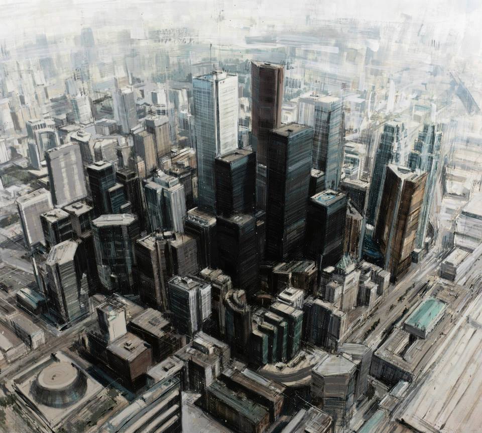 culturenlifestyle:  Blurred Cityscapes by Valerio D’Ospina Italian artist Valerio