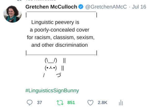 allthingslinguistic - Linguistics takes on the Sign Bunny meme. 