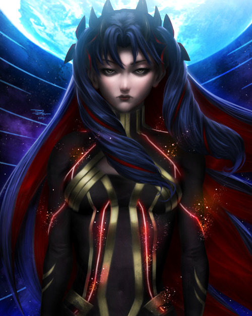 Quick fanart of Space Ishtar from Fate/Grand OrderA very highly anticipated new servant featured in 