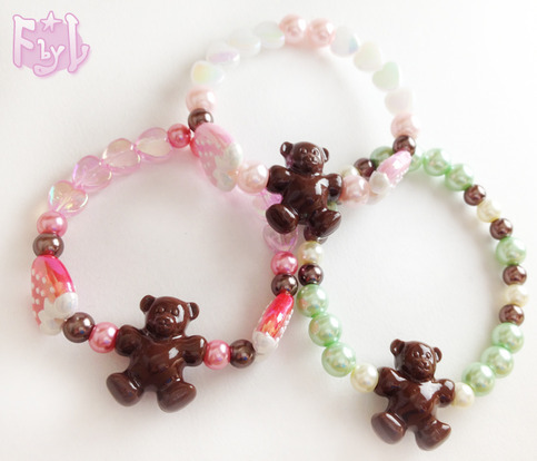 PARTNER SHOP PROMO POST!!  FANCY BY LUCY ♥ The sweetest bracelets from all the intertnet!! Pastel st