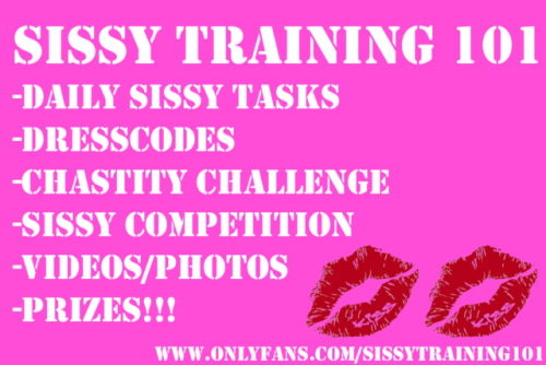 victoria-white: Sissy training 101 My name is Victoria and I love to train sissy’s, I’m a transgende