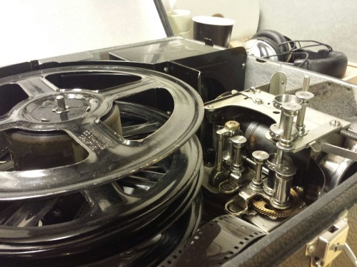 Devry Portable Motion Picture Projector Type E, 1919 - Part 1 of 2. Vintage 35mm movie projector