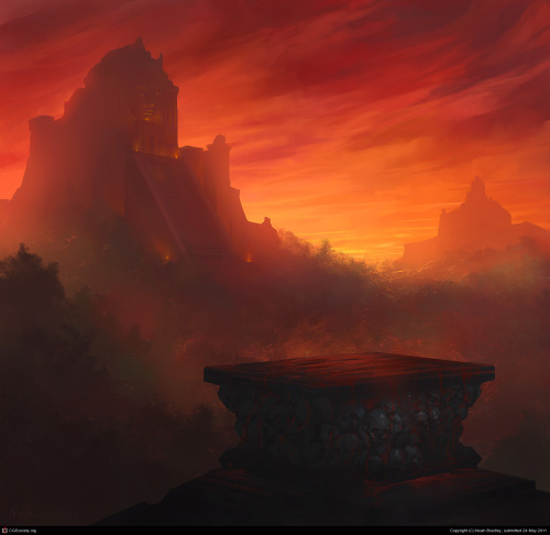 The Forgotten Temple, by Noah Bradley.