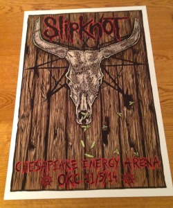 Closer view of the OKC venue poster! This
