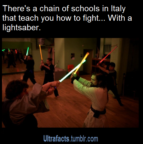 ultrafacts: The Ludosport Lightsaber Combat Academy Source Follow Ultrafacts for more facts  Awesome