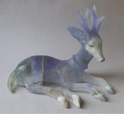 rogix:  Christina Bothwell’s magical glass creatures. The icredible mix of ceramics and glass. via beautifuldecay 