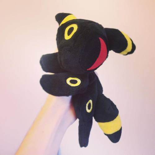 Made a beanie #umbreon yesterday. He is so floppy and has the cutest big eyes. I will be selling som