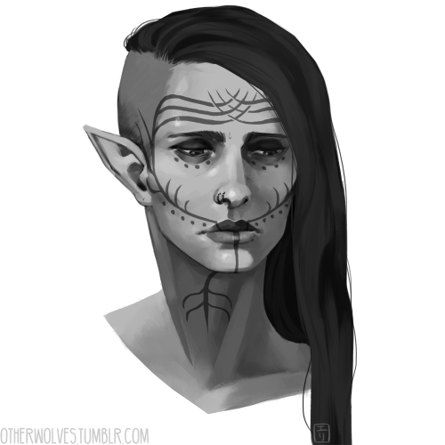 otherwolves:Issere Lavellan for @baroquemonster, thanks again for commissioning me!Commission info h