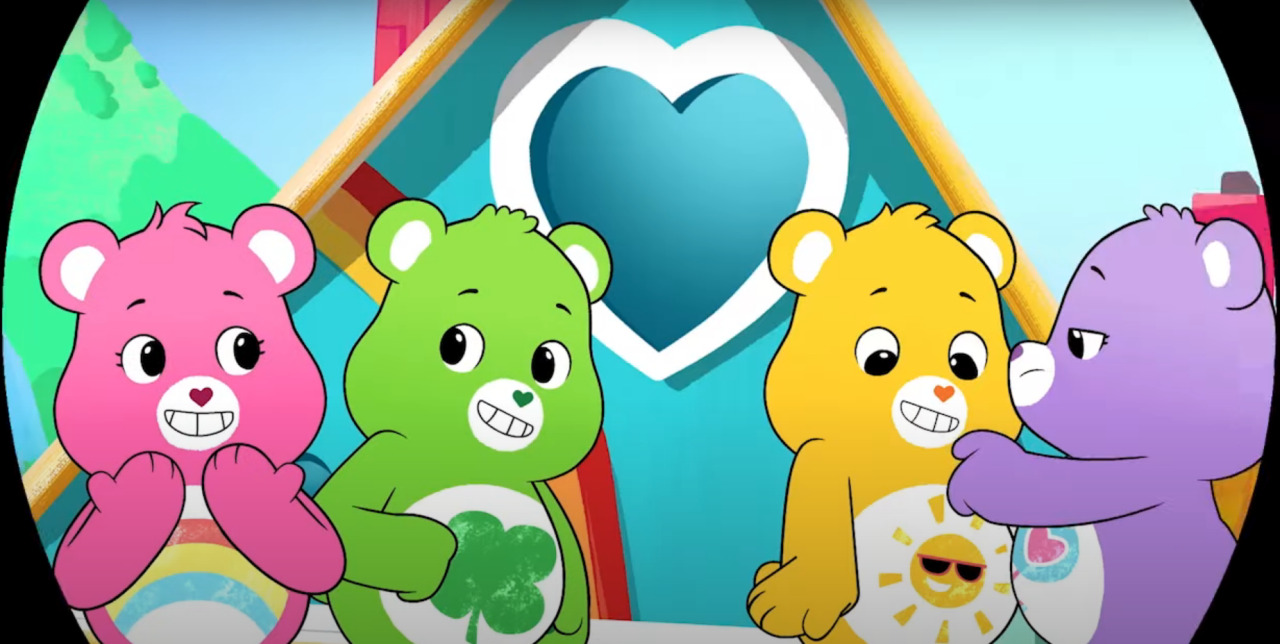 Care Bear Bro — What was Share doing to Funshine in the beginning...