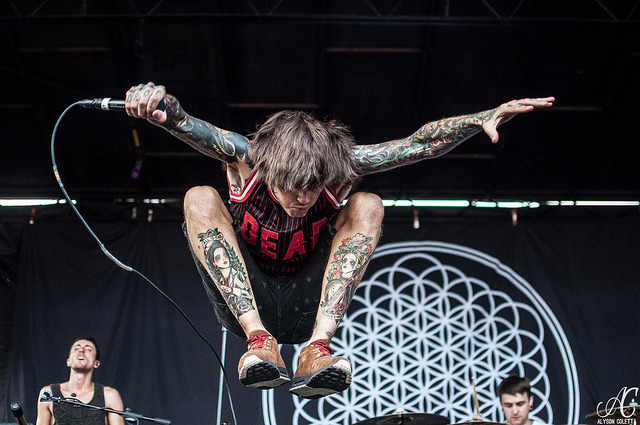 alysoncoletta:  Bring Me The Horizon on Flickr. Vans Warped Tour July 7, 2013 PNC
