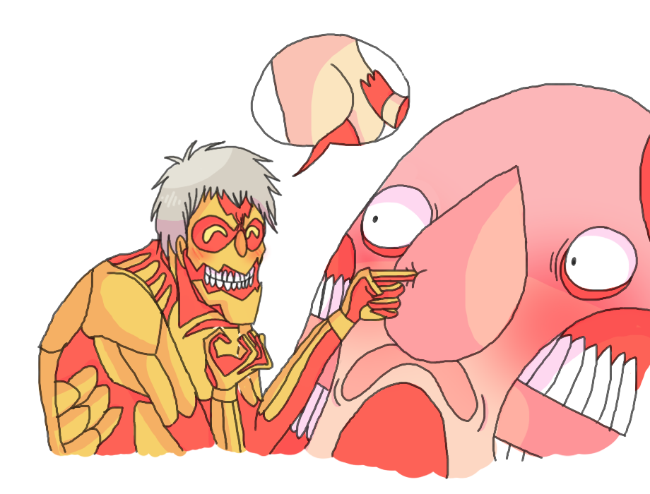 trows:  wowza-wowzers:  redraw of this gross shit cause its so damn ugly I had to